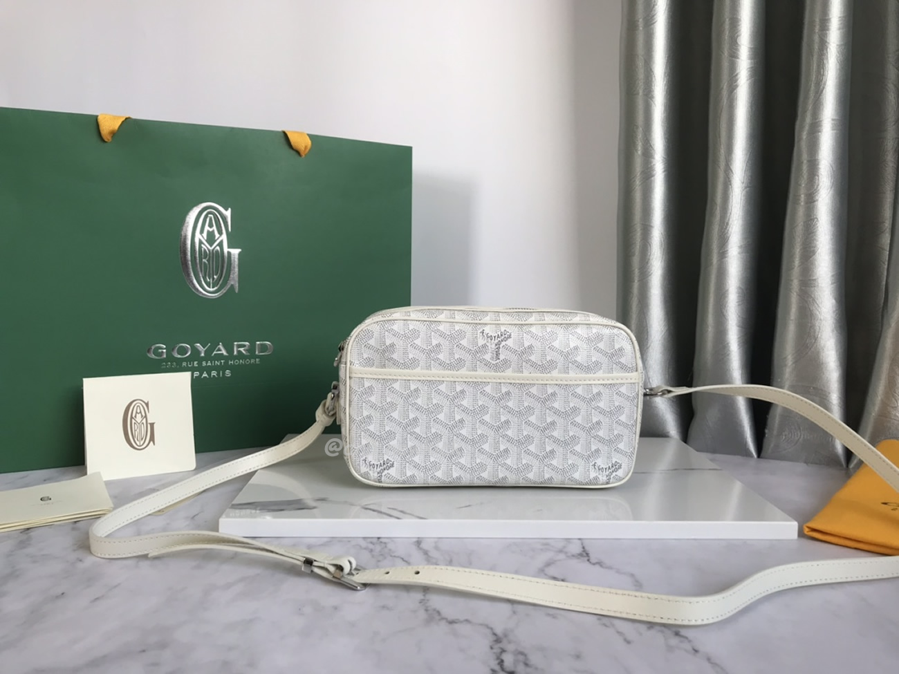 Goyard Cap Vert Camera Bag 13 Cm X 6.5 Cm X 22 Cm (31) - www.newkick.vip